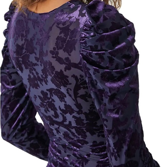 NWT Free People Magic Hour Bodysuit in Deep Sea Combo |Size Small - Picture 10 of 14